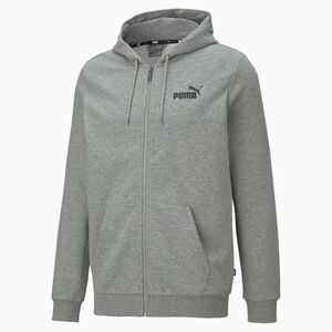 Puma Womens/Ladies ESS+ Taped Full Zip Hoodie / Gray